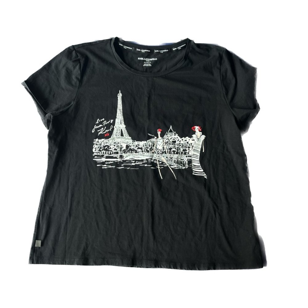 Karl Lagerfeld Paris T-shirt Women's Size XL